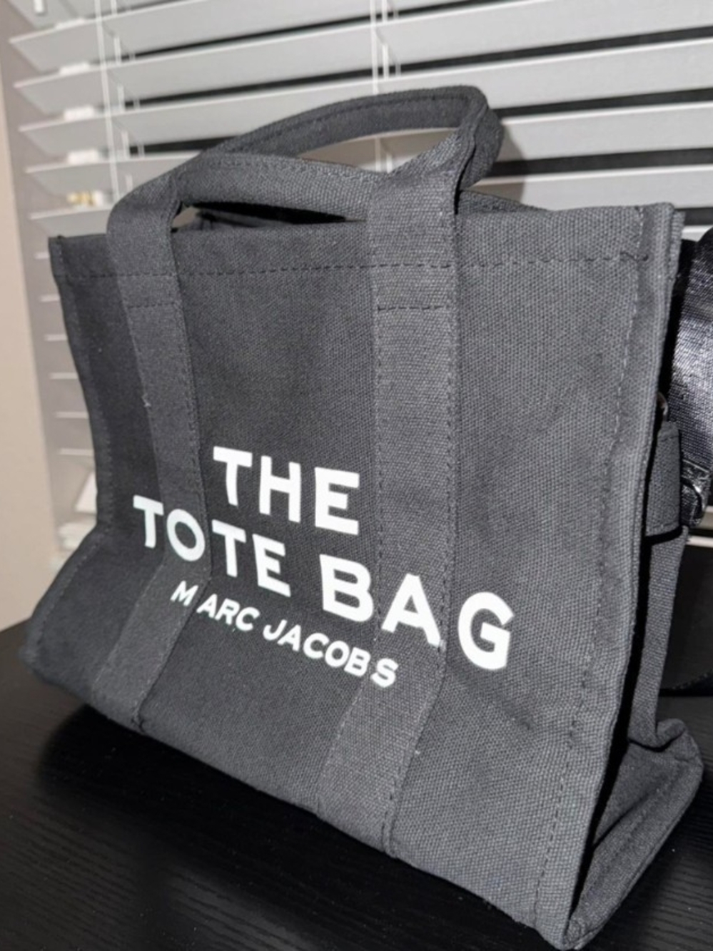 Tote Bag - Black Canvas Tote